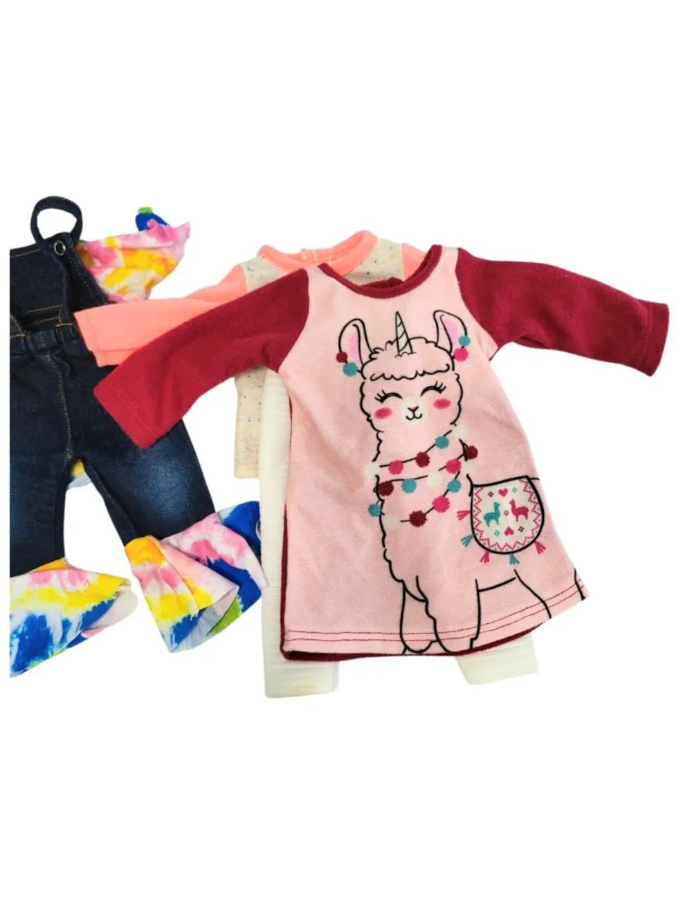 OUR GENERATION Doll Outfit, Overall Outfit & PJ Gown For 18